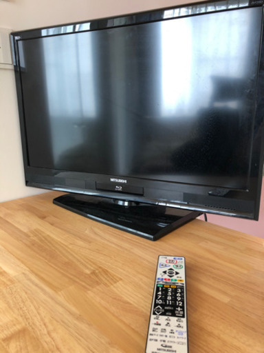 三菱　32型　ブルーレイ付き　テレビ
