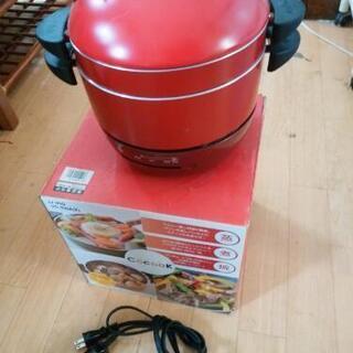 【CocooK】電気グリル鍋(蒸､煮､焼)の画像