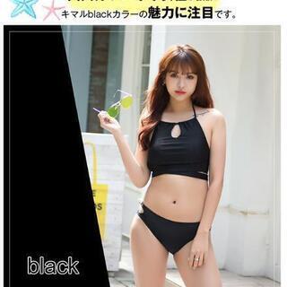 【お買得！】ブラックL★大人気！ レディース 水着 ハイネック ...
