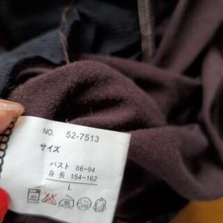 茶色チュニックワンピース★Ｌサイズ(小さめ)の画像