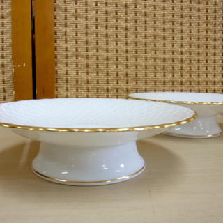 ノリタケ ダイヤモンドコレクション ミニコンポート ペア 15cm 2枚 プレート 中皿 フルーツ 中央区 南12条店の画像