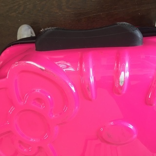 【取引完了】ハローキティ　スーツケース　キャリーケース　キャリーバッグ　ピンク　の画像