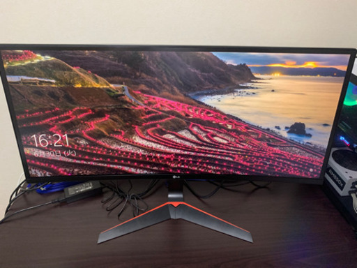 LG 34インチウルトラワイドゲーミングモニター 曲面型
