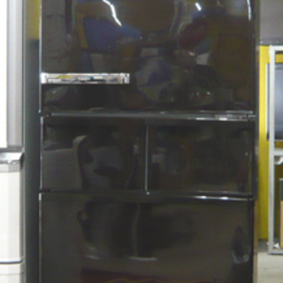 札幌 美品 415L 2017年製 5ドア冷蔵庫 アクア AQR-SV42G（T) 木目調 ダークブラウン 大型 400Lクラス