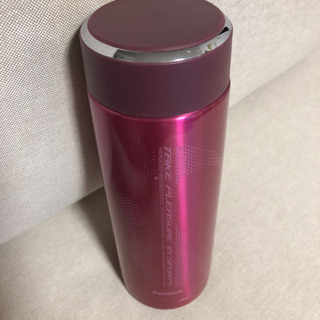 【美品】水筒 ステンレスボトル マグボトル クリアピンク 600...
