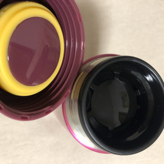【美品】水筒 ステンレスボトル マグボトル クリアピンク 600ml AMG-61 PCの画像
