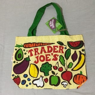【未使用・新品】トレーダージョーズ　TJ　布製　エコバッグ　フルーツ柄