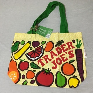 【未使用・新品】トレーダージョーズ　TJ　布製　エコバッグ　フルーツ柄の画像