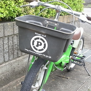 子供用自転車ピープル14インチ緑色の画像