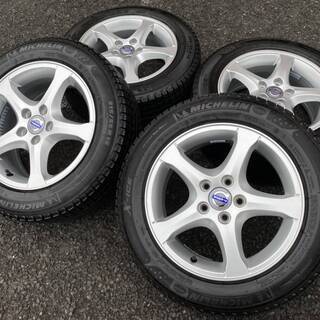 美品♪ ボルボ S60，V60純正 16インチ ミシュランスタッドレス付き