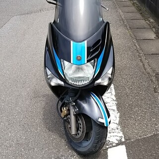 2008年式 YAHAMA　マジェスティ125 FI　ガンメタ　実動車