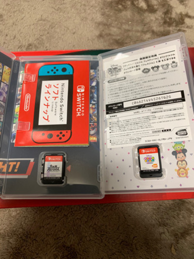 Nintendo Switch本体とカセット2本セット