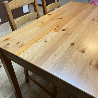 IKEA【受付終了】イケア JOKKMOKK ヨックモック テーブル&チェア4脚 アンティークステイン アンティークステインの画像