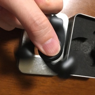 ハンドスピナー　黒の画像
