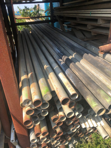 単管パイプ　1,3m〜1,35m  完売