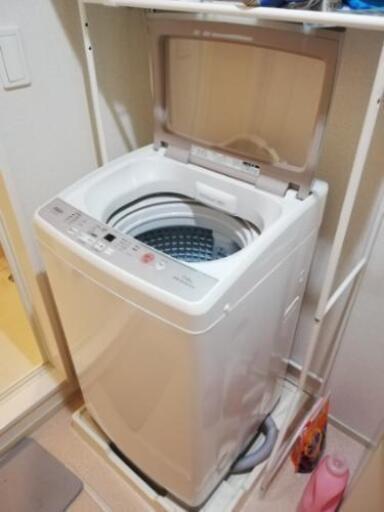 取引中【美品】AQUA 全自動洗濯機 7kg AQW-GV70G(W)