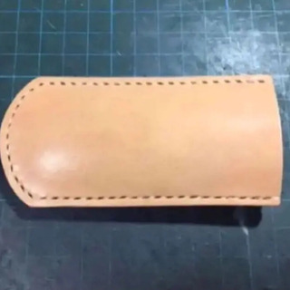 スキレットカバー　プレミアムレザー　製作教室の画像