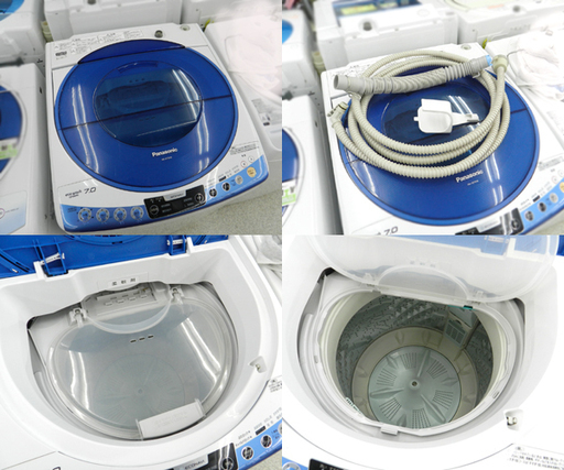 洗濯機 2013年製 7.0kg NA-FS70H6 パナソニック ブルー ☆ PayPay(ペイペイ)決済可能 ☆ 札幌市 北区 屯田