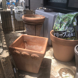 大型プランター3点