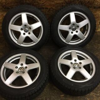 ★☆ 社外アルミ ダンロップ 205/55Ｒ16 ゴルフ5/6 アウディ A3 PCD112/+45 #22265 ☆★ 2025年最新Yahoo!オークション -ゴルフ5 スタッドレスの中古品・新品