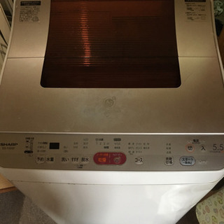 5.5kg 洗濯機 SHARP製