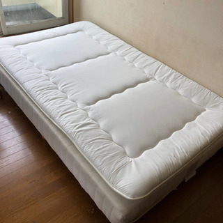 脚付きマットレス セミダブルベッド 横120×奥行195×高さ35cm