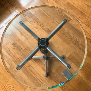 【美品】ガラステーブル2台の画像