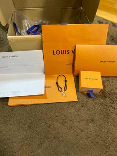 アクセサリー　ルイヴィトン  ブラスレ　シルバー・ロックイット　ヴァージル・アブロー　ブラック