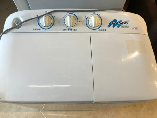 二層洗濯機　2.8KG