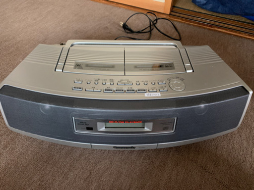Panasonic CDラジカセ カセットテープ