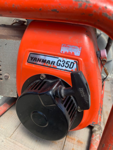 ヤンマーエンジンポンプ！3インチ！ホースもついてます！