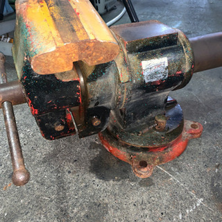 万力　バイス　150mm 中古　古い　サビあり