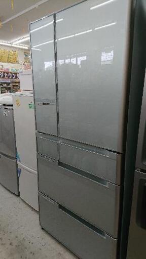 【クリーニング済み】日立 ６ドア冷凍冷蔵庫 R-C6700 （2013年製）