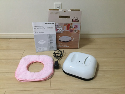自動床拭きロボット もこもこモップん ルンバ　掃除機