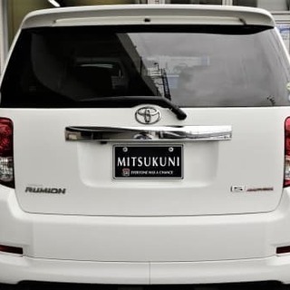 🌟オラオラフェイスのコンパクトカー✨トヨタカローラルミオン👌金利なしの自社ローンで購入できます❗の画像