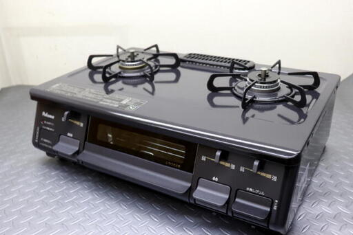 パロマ　ガスコンロ　IC-N86KB-L　2017年製　ブラック　左強火　LPガス専用　住まい　料理　キッチン