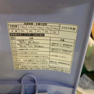 SANYO 7キロ　全自動洗濯機　中古　激安の画像