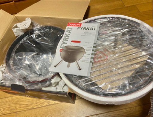 新品未開封　ボダム　バーベキュー　レッド