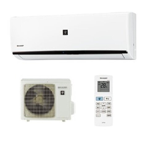 新品　冷暖エアコン取付費含む　シャープ　2019年　エアコン 8畳　 AC-25JFT-W　プラズマクラスター搭載　2.5kw