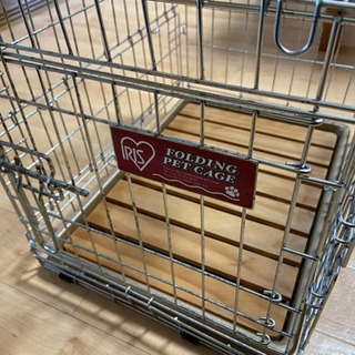 アイリスオーヤマ折りたたみペット用ケージの画像