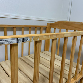 【受け渡し先決定】カトージ　ベビーベッド  ミニサイズの画像