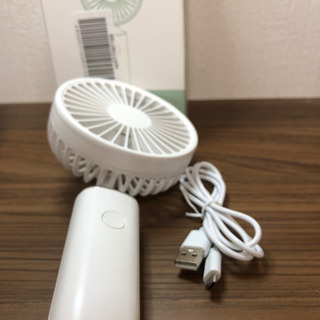 携帯扇風機usb充電専用　未使用品の画像