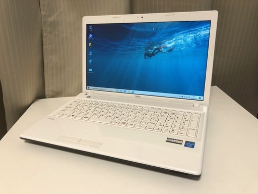 ★受け渡し者決定★【webカメラ搭載でテレワーク使用にも】NEC LaVie LE150/N Celeron 1005M 1.90GHz メモリ2GB HDD 320GB スーパーマルチ Win10