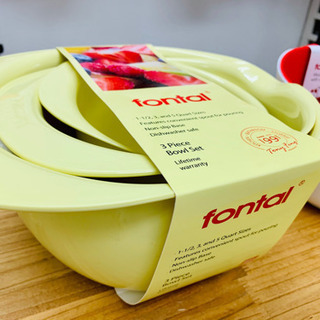 新品　FONTALお洒落調理用ボール　5点セットの画像