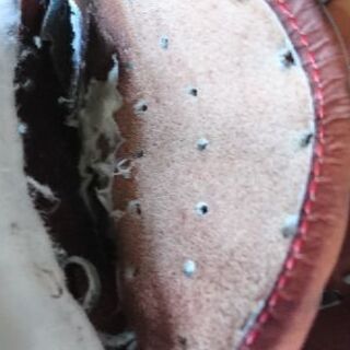 硬式グローブグリス入れ替えの画像