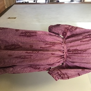 アンティーク着物のリメイク　チュニックの画像