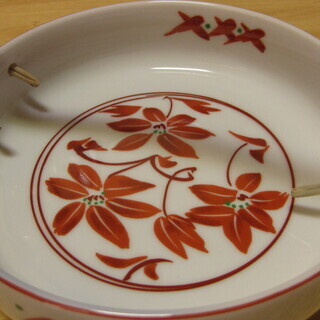 おしゃれな鉢皿　竹製取手付　新品未使用品の画像