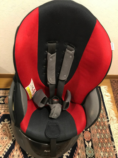 ⭐︎美品⭐︎クリーニング済み⭐︎アップリカ　ディアターンプラスプレミアム　レッドグレー