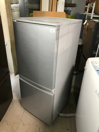 JH00664 冷蔵庫 2ドア SHARP 137L 2016年製  SJ-D14-S