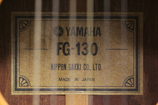YAMAHA ヤマハ アコギ アコースティックギター FG-130 FG130（R2017wY)